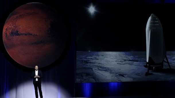 El fundador de la empresa de transporte aeroespacial SpaceX, en una conferencia.