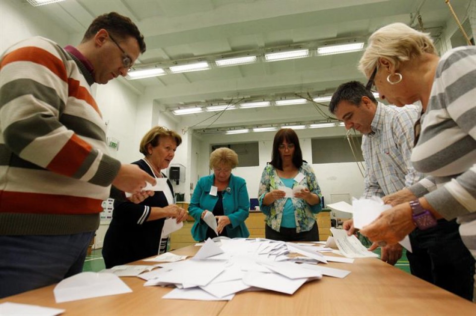 Errefuxiatuei buruzko erreferenduma Hungarian. Argazkia: EFE