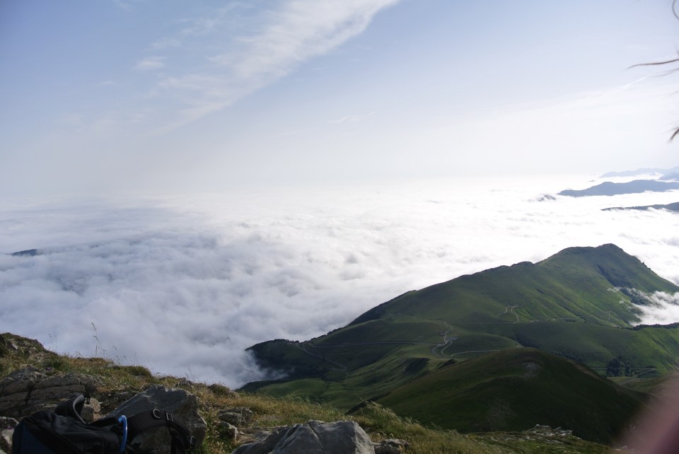 Lorea Berasategik Orhitik bidalitako argazkia.