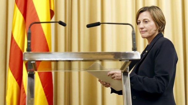 Carme Forcadell Kataluniako Parlamentuko presidentea artxiboko argazki batean. Argazkia: EFE