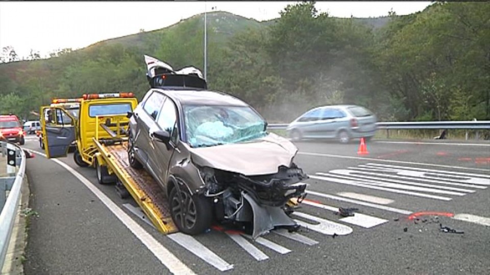 Accidente de tráfico en Etxalar