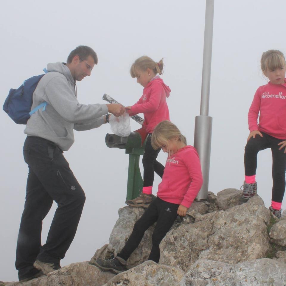 Nagore Aramendiren familia Aizkorrin