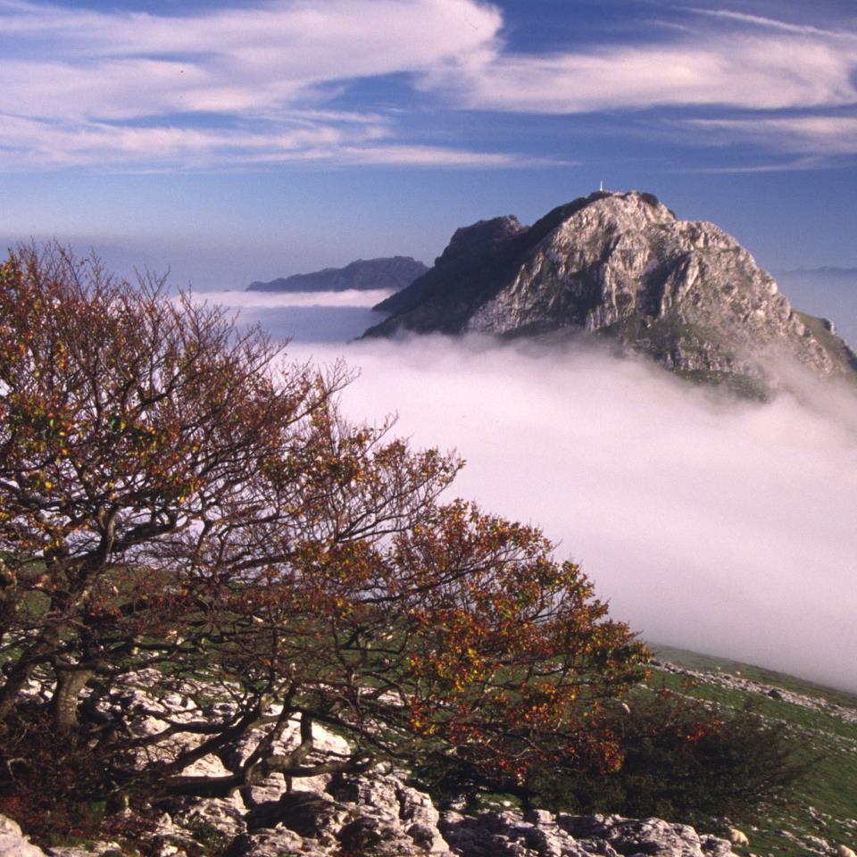 Hernio mendiko tontorra. Juan Jose Agirre