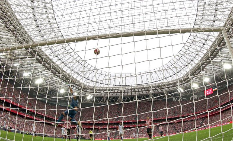 Athletic-Reala derbia San Mamesen. Argazkia: Efe.