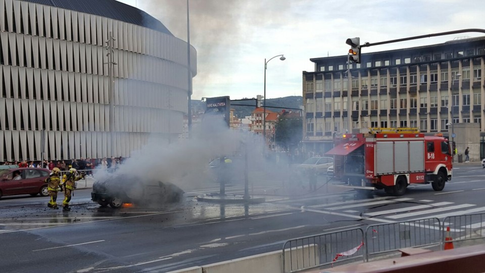 Auto bat sutan Bilbon. Argazkia: eitb.eus