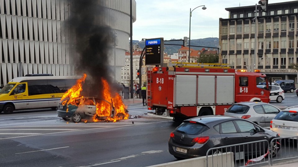 Auto bat sutan Bilbon. Argazkia: eitb.eus