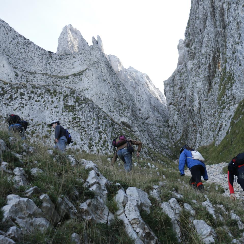 Beriainera igotzen. Jon Esnaolaren argazkia.
