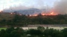 Fotos: Incendio en el monte Banderas de Bilbao. Foto: Radio Euskadi title=