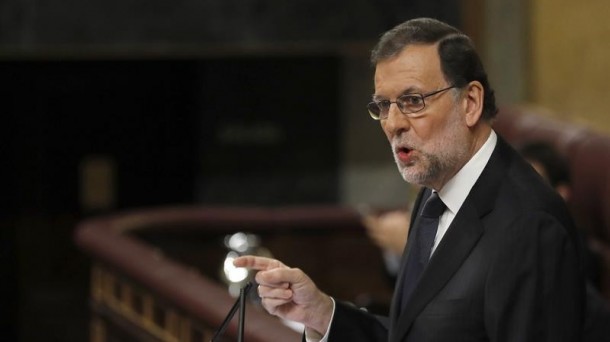 Mariano rajoy, durante el debate de investidura. EFE