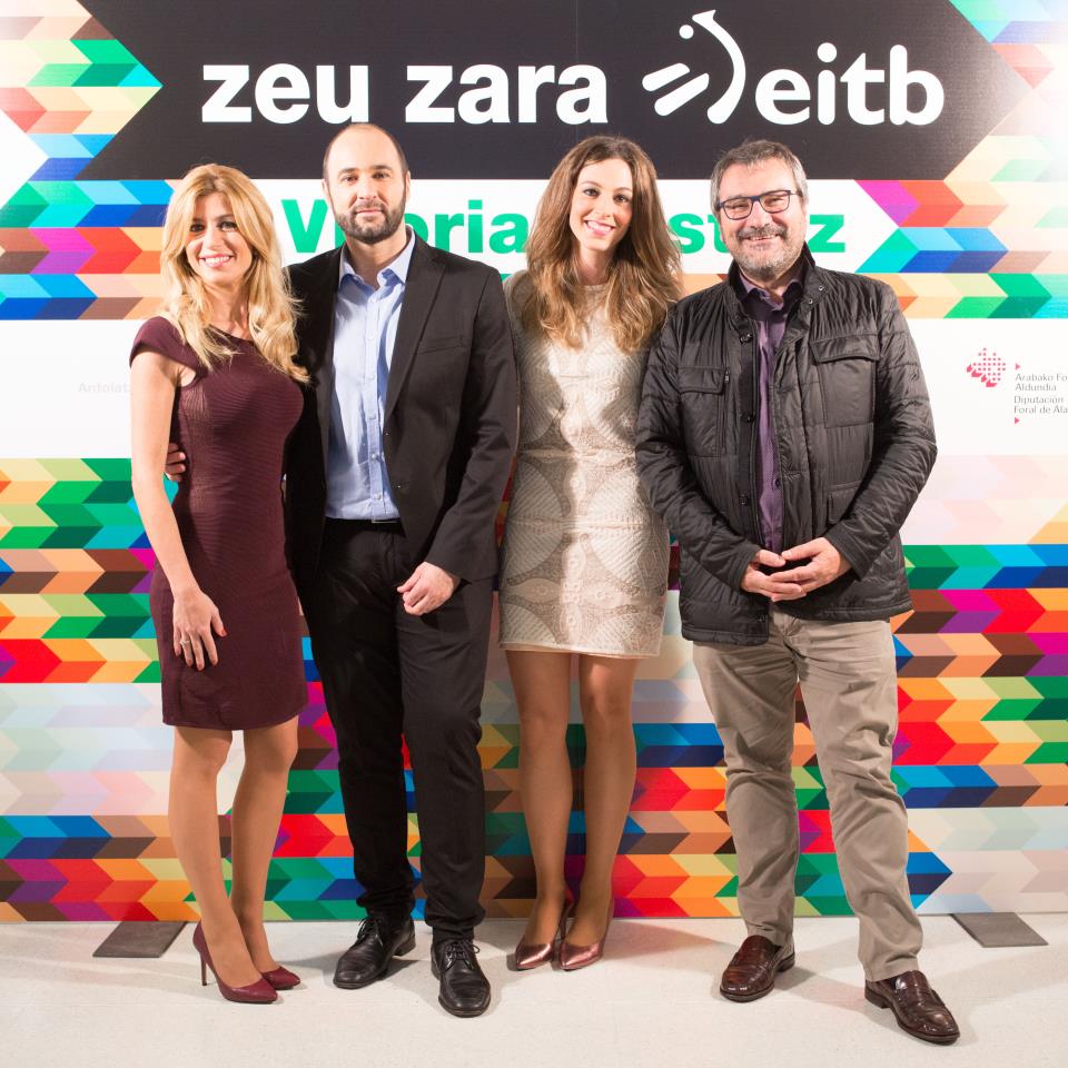 Reyes Prados, Urko Aristi, June Ansoleaga y Andoni Aranburu. Foto: EiTB.