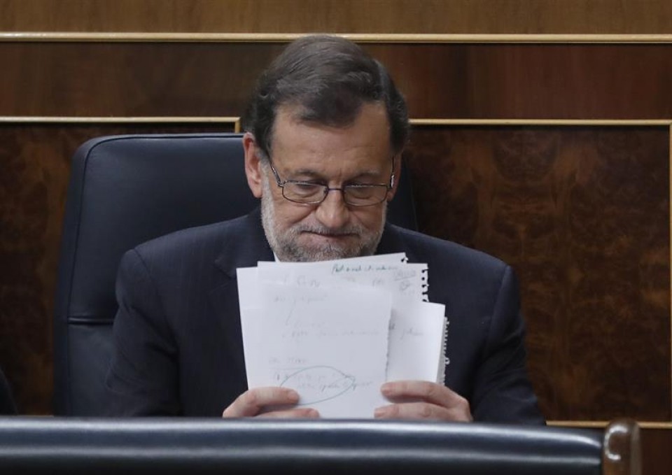 El candidato a la presidencia del Gobierno español, Mariano Rajoy. Foto: EFE