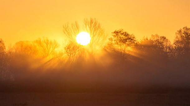 Una mañana de otoño cerca de Nagykanizsa, en Budapest (Hungría). Foto: EFE