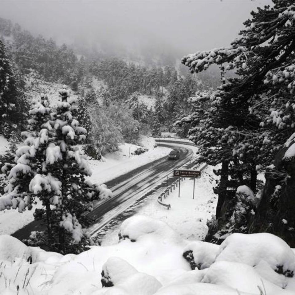 Elurra, Belaguan. Argazkia: EFE.