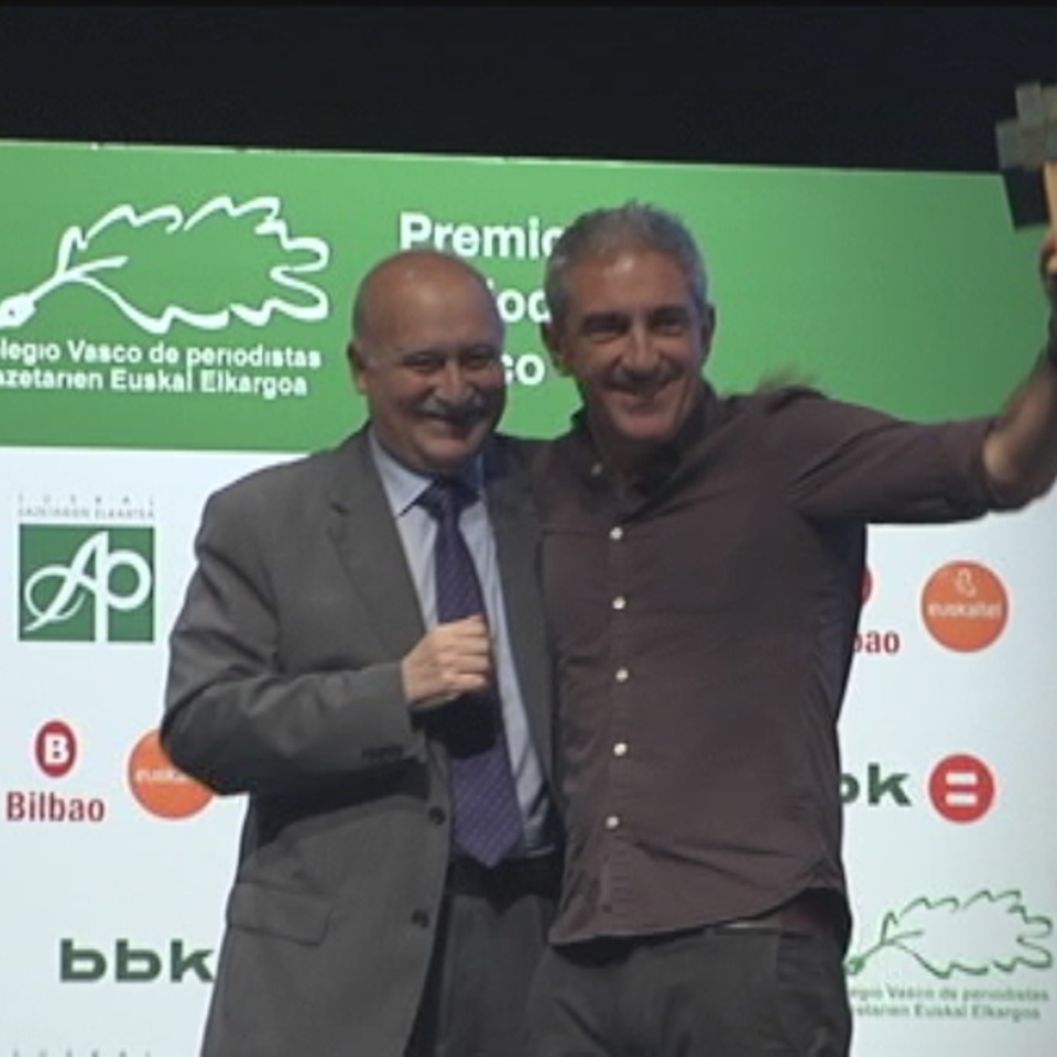 Iker Merodio, Premio Periodismo Digital 2016. Foto: EiTB