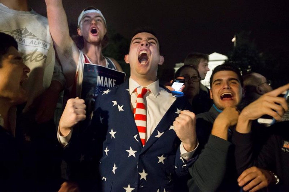 Hauteskunde gaua AEBn. Argazkia: EFE.