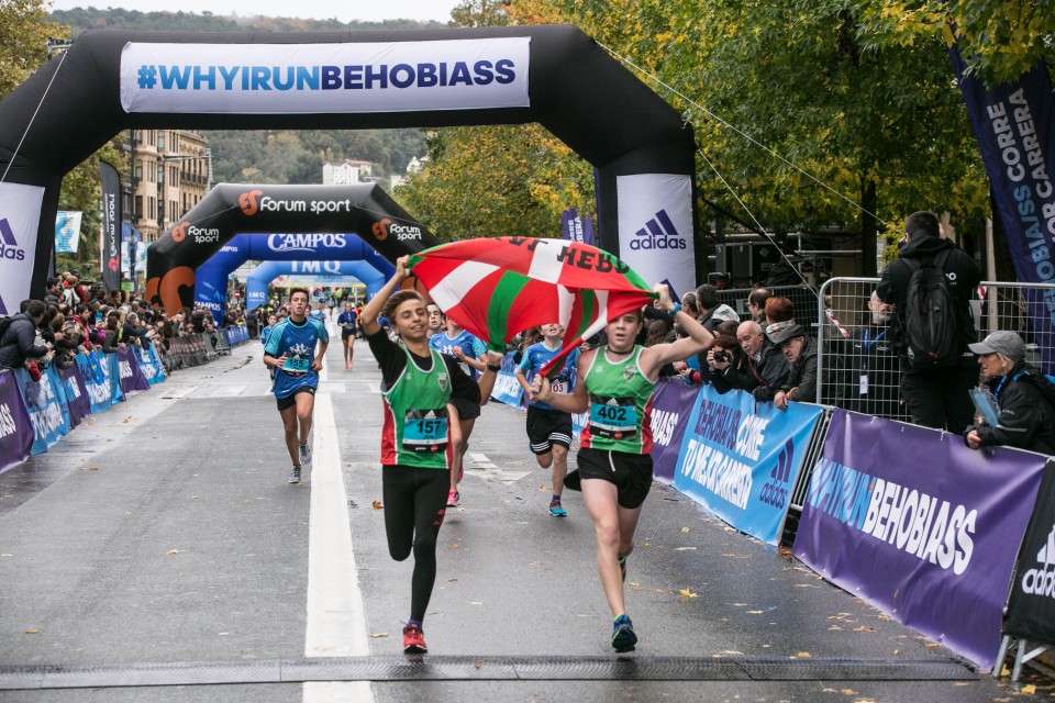 'Behobia Gaztea' 2016, carrera disputada este domingo 13 de noviembre de 2016. (Fotos: Gaztea)