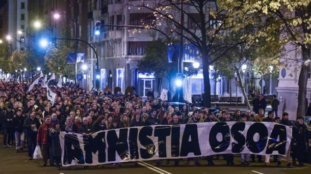 Imagen de archivo de una manifestación convocada por ATA en Bilbao. EFE