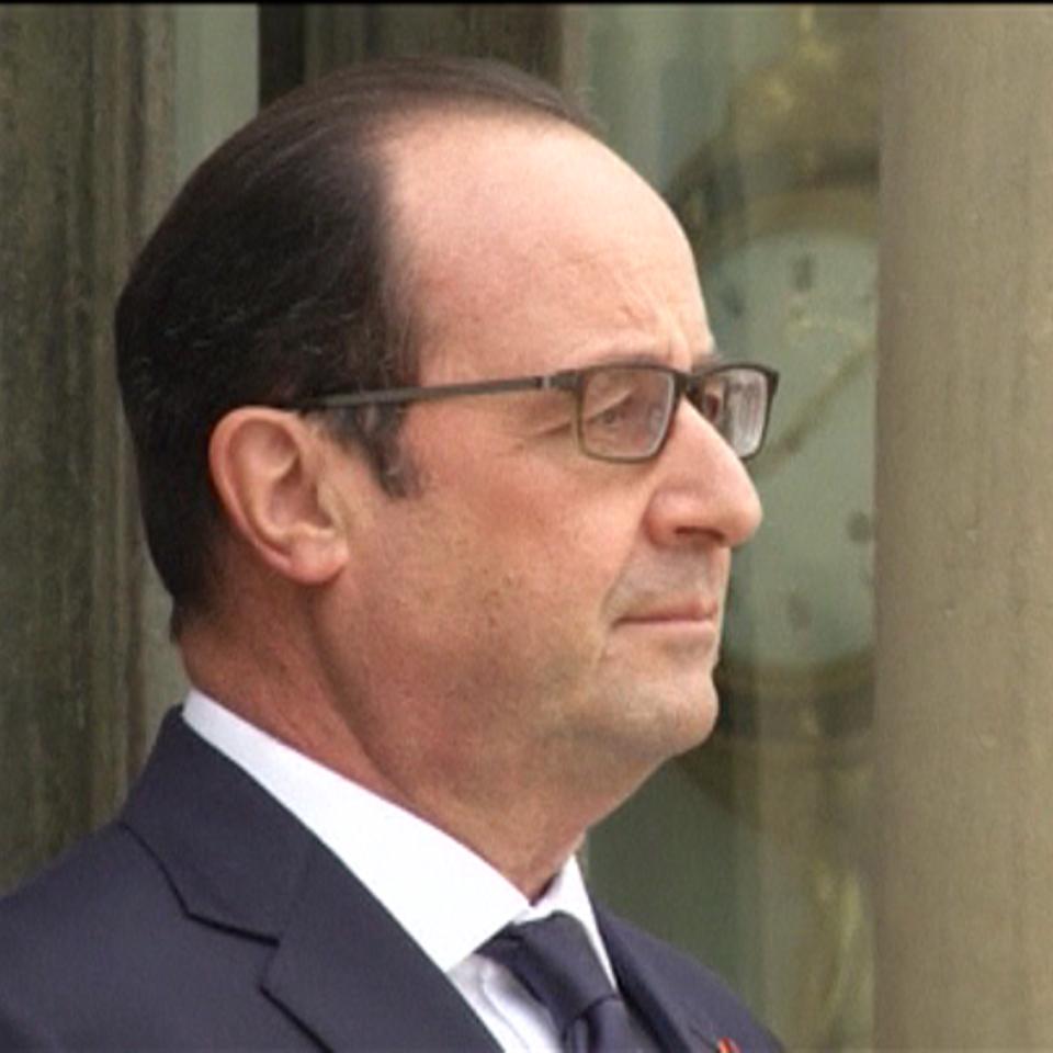 François Hollande Frantziako presidentea. EFE