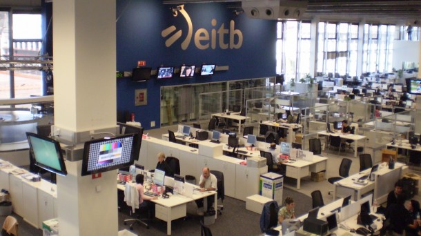Redacción de la sede de EITB en Bilbao. Foto: EITB Media