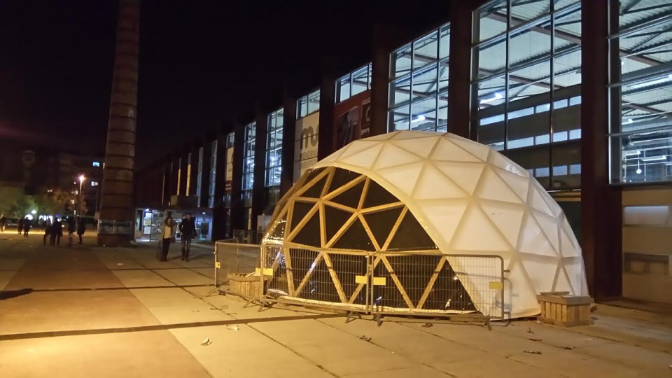 Exterior de la Feria de Durango.