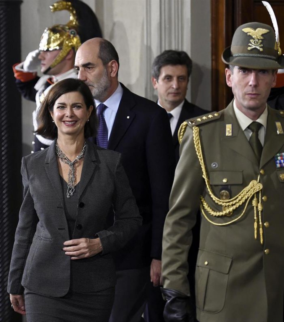 Laura Boldrini Italiako Diputatuen Ganberako presidentea