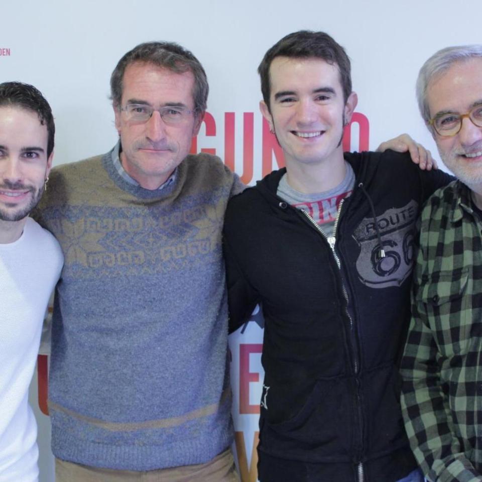 Lander Egaña, Pablo Malo, Lander Otaola e Isidoro Fernández. Foto: EiTB.