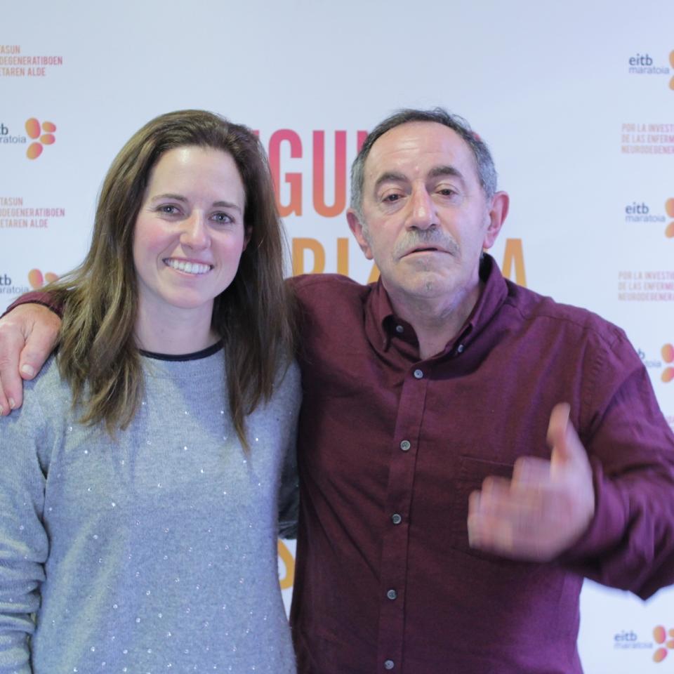 María López de Eguilaz y Xabier Saldias. Foto: EiTB.