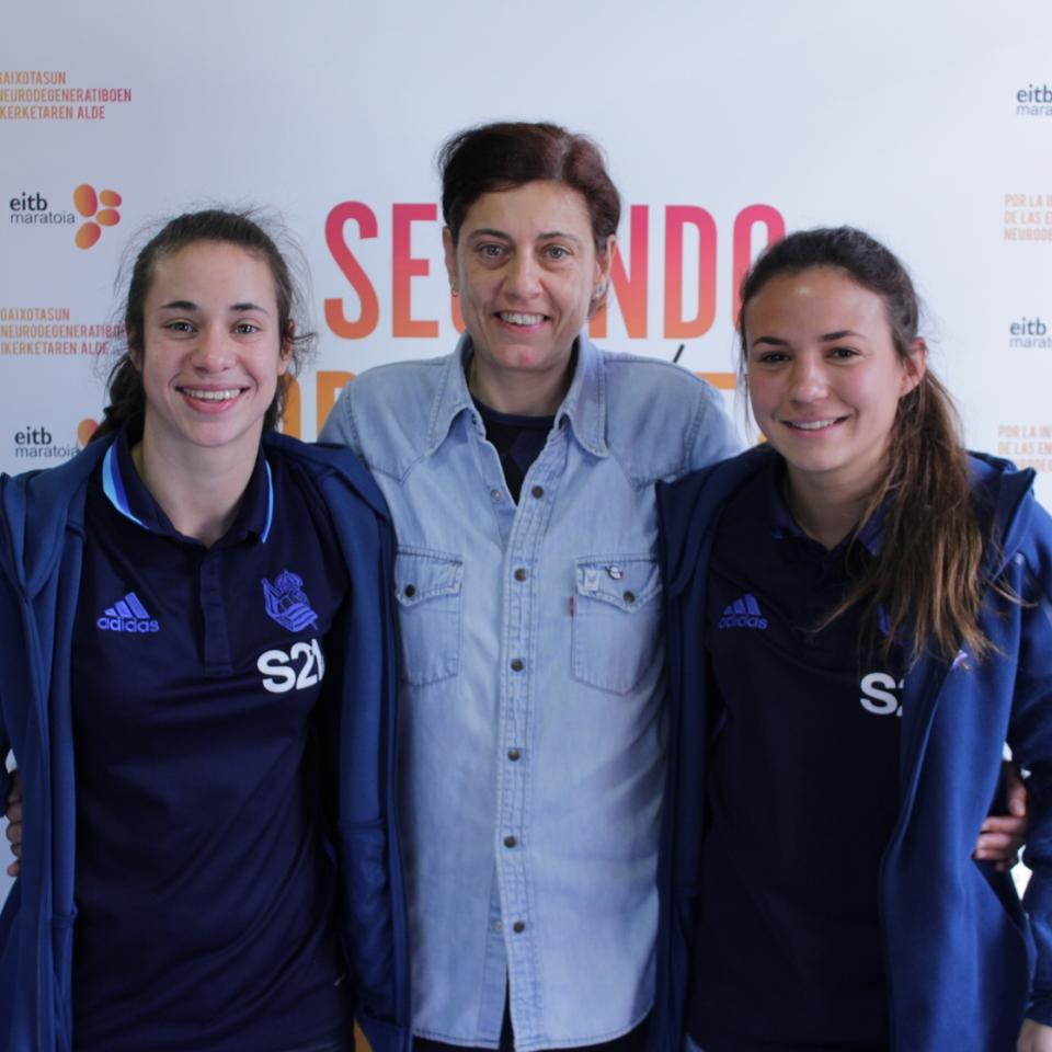 Leyre Fernandez, Nekane Soria y Nuria Sánchez. Foto: EiTB.