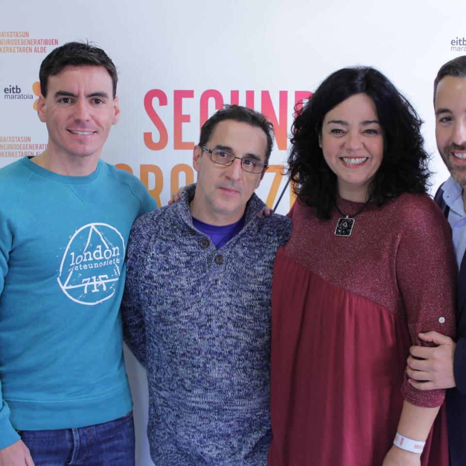 Ander Vilariño, Javier Vizcaíno, Gurutze Beitia y Pedro Carrascal. Foto: EiTB.