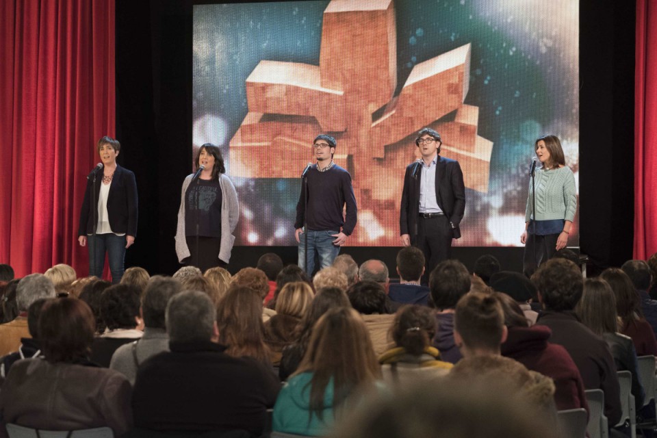 Legebiltzarkideak, kantuan. Argazkia: EiTB