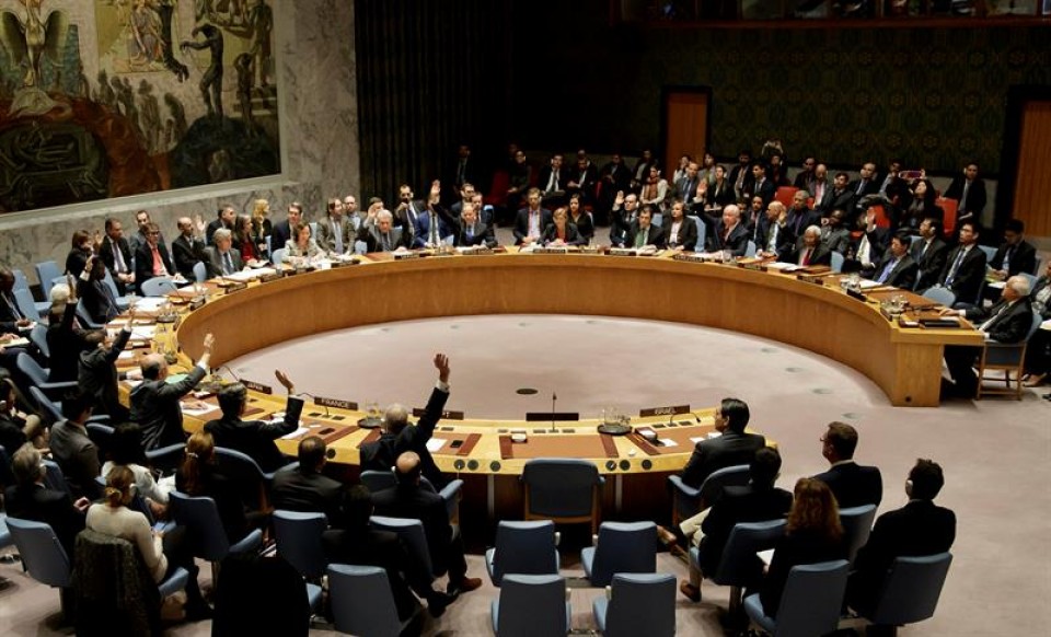 Resolución del Consejo de Seguridad de la ONU. 