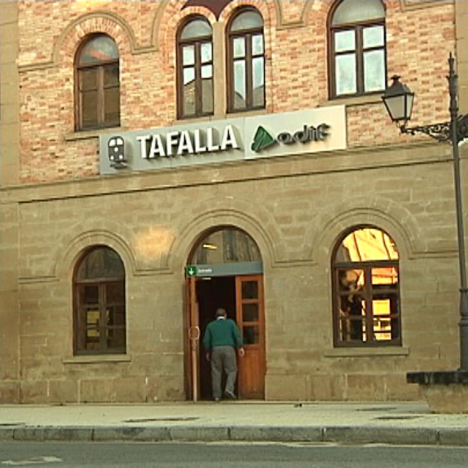 Imagen de la estación de tren de Tafalla
