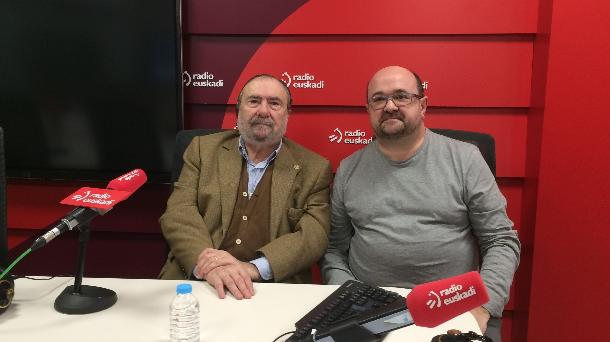 Javier Viar junto a Iñigo Lejarza