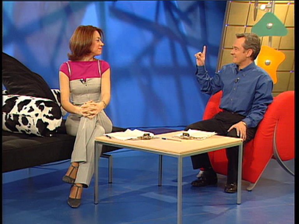 Txetxu Ugalde eta Yolanda Alzola, 'Lo Que Faltaba' aurkezten. (Argazkia: EiTB)