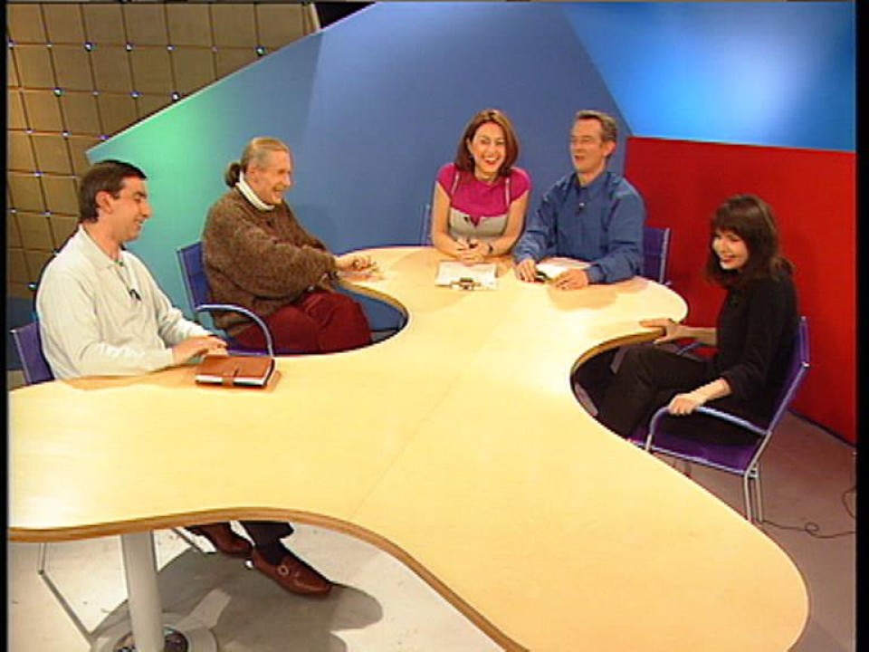 Txetxu Ugalde, 'Lo Que Faltaba' aurkezten. (Argazkia: EiTB)