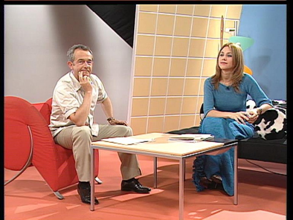 Txetxu Ugalde eta Yolanda Alzola, 'Lo Que Faltaba' aurkezten. (Argazkia: EiTB)