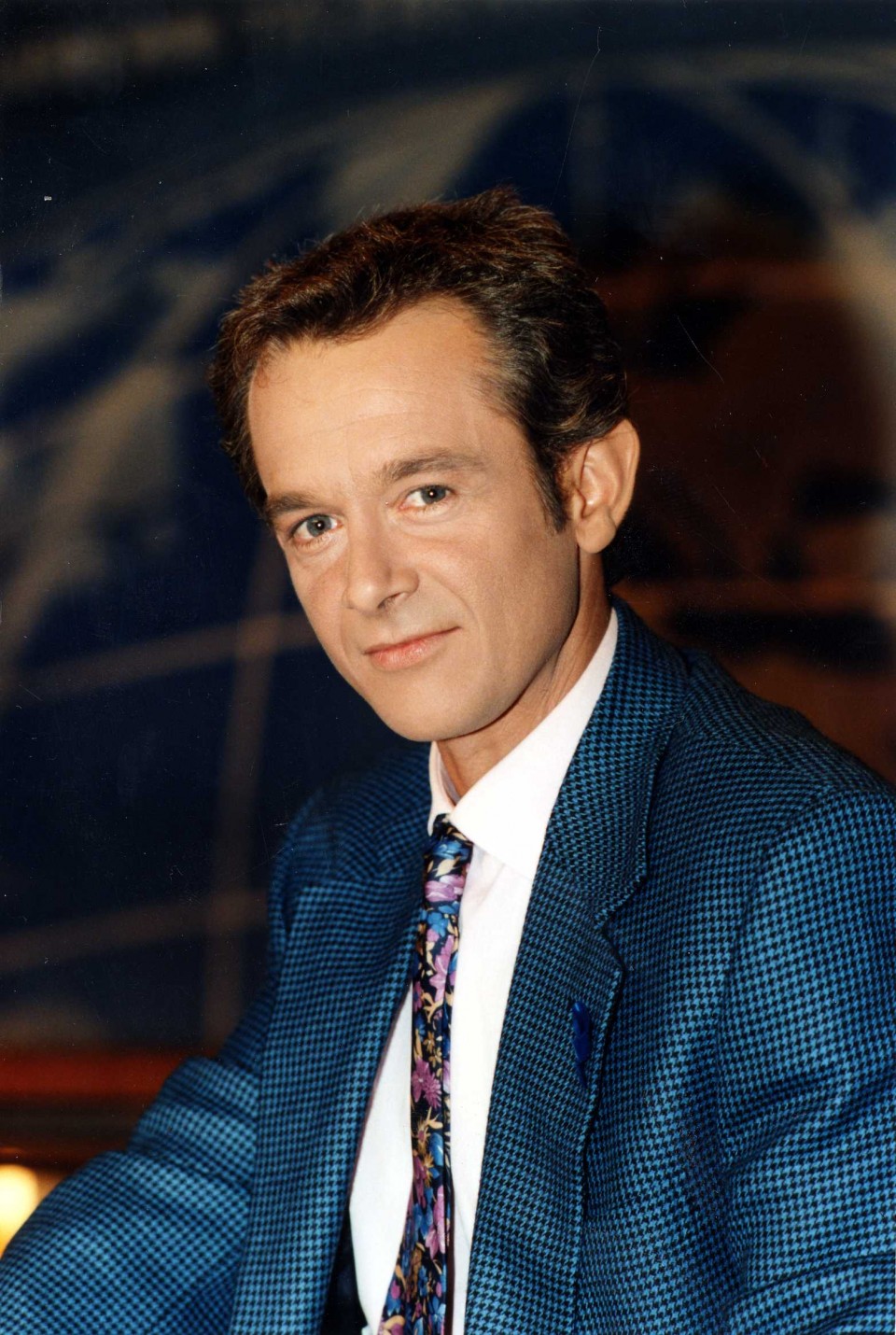 Txetxu Ugalde, Kirolak eta Albistegiak aurkezten zituenean. (Argazkia: EiTB)