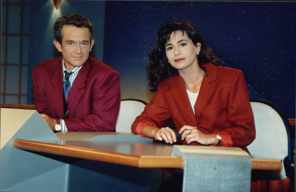 Txetxu Ugalde, Kirolak eta Albistegiak aurkezten zituenean. (Argazkia: EiTB)