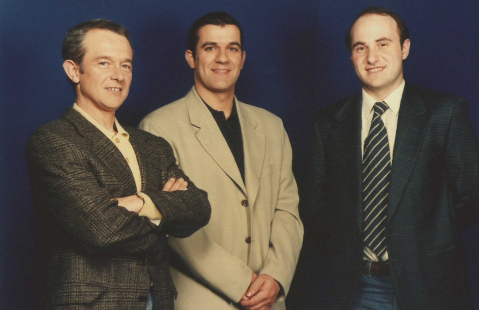 Txetxu Ugalde, 'Eguraldia' aurkezten zuenean. (Argazkia: EiTB)