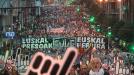 Miles de personas marchan en Bilbao contra la dispersión