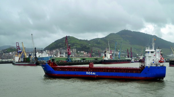 Barcos en el Puerto de Bilbao. Foto: Puerto de Bilbao