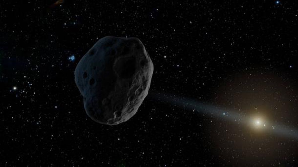 El enorme asteroide 2016 WF9. Foto de archivo: EFE