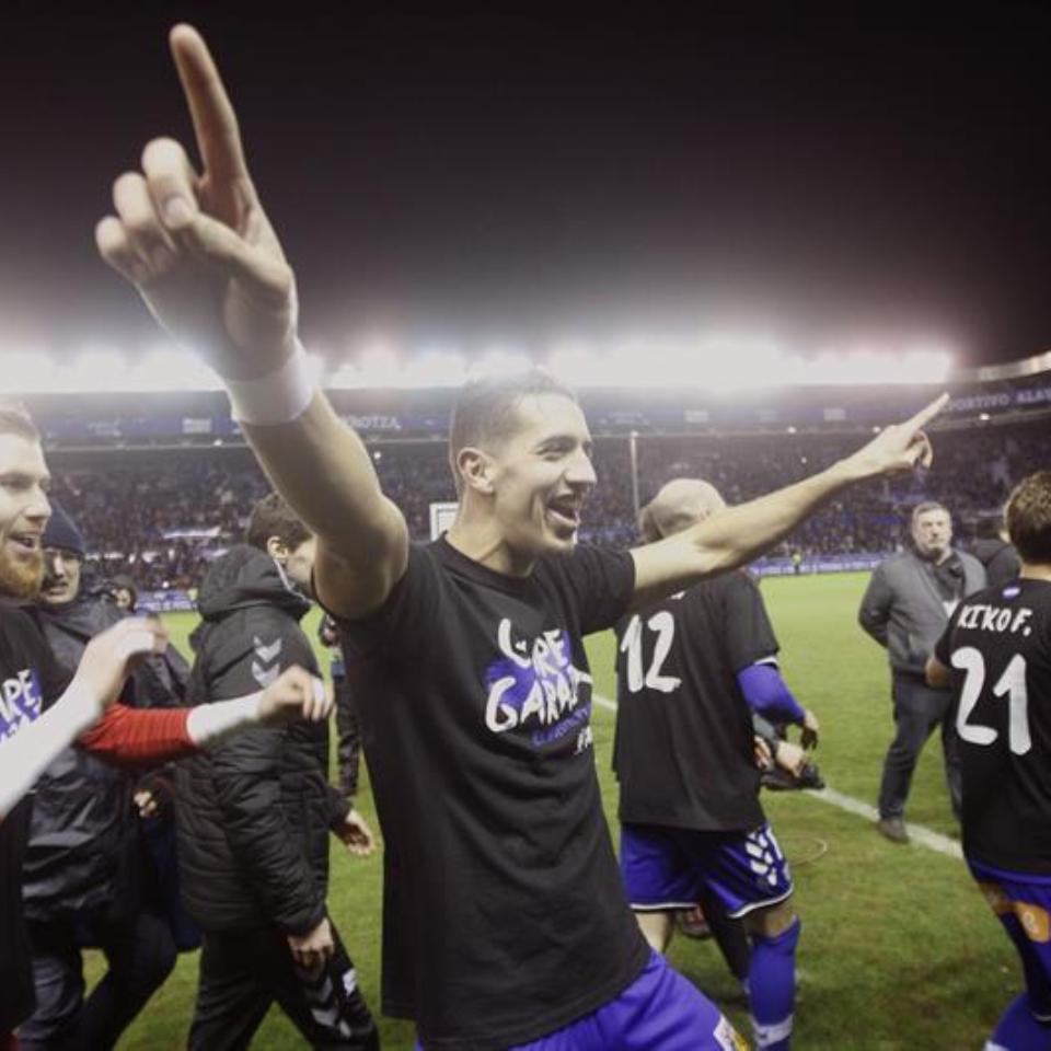 Alavesek Kopako finala jokatuko du. Argazkia: EFE.