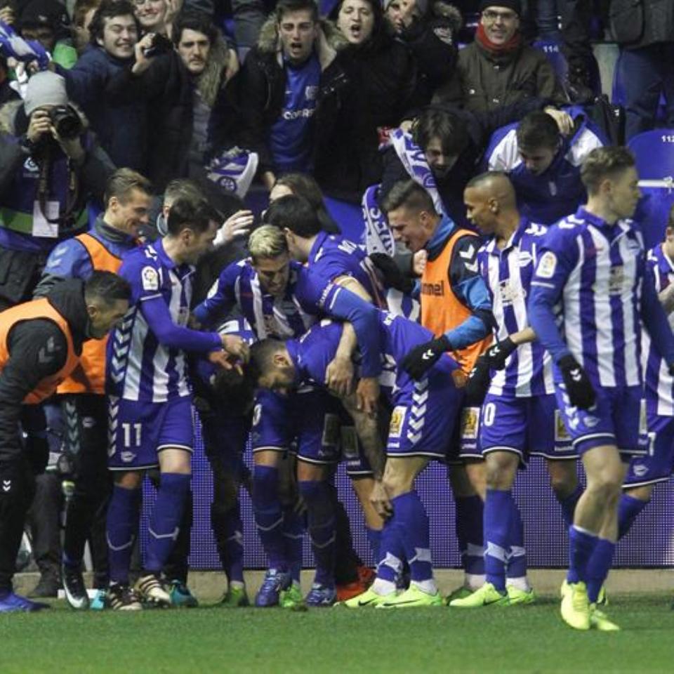 Alavesek Kopako finala jokatuko du. Argazkia: EFE.