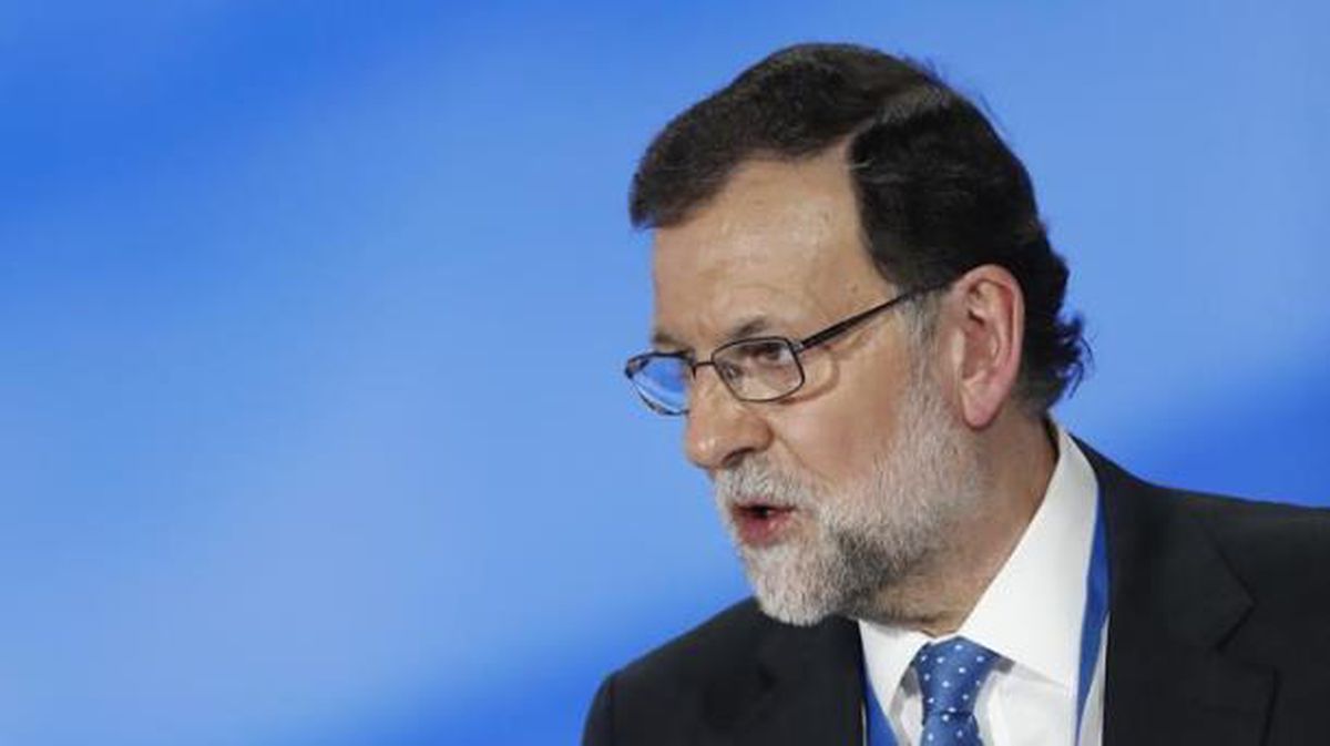 Mariano Rajoy, PPren XVIII. Biltzar Nazionala itxi duen mintzaldian. Argazkia: EFE