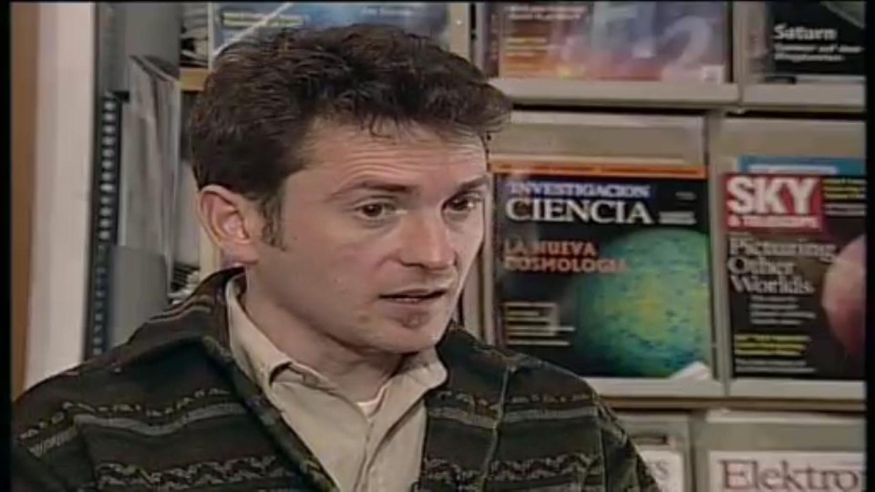 Javier Gorosabel en una entrevista de ETB, en 2004.