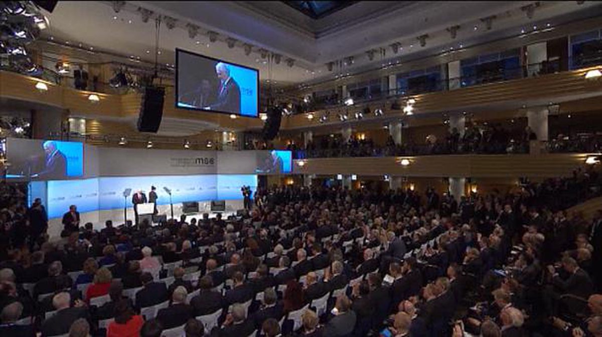 Mike Pence, en la Conferencia de Seguridad de Múnich, Alemania. EFE