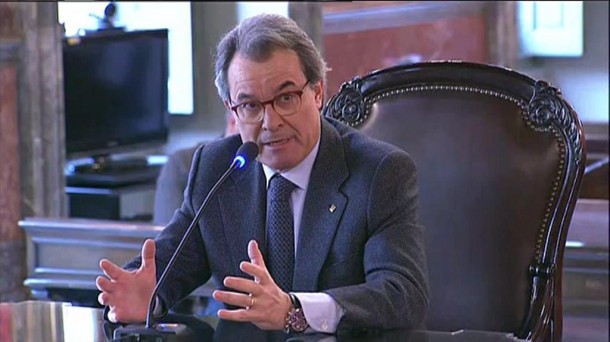 Artur Mas, en el Tribunal Superior. Foto: EiTB