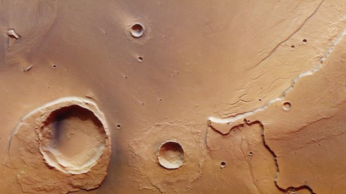 La sonda Mars Express muestra los efectos de una mega-inundación en Marte