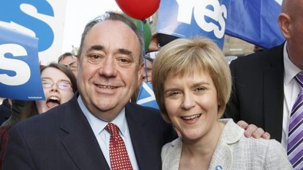 Salmond eta Sturgeon, artxiboko argazki batean. Iturria: EFE